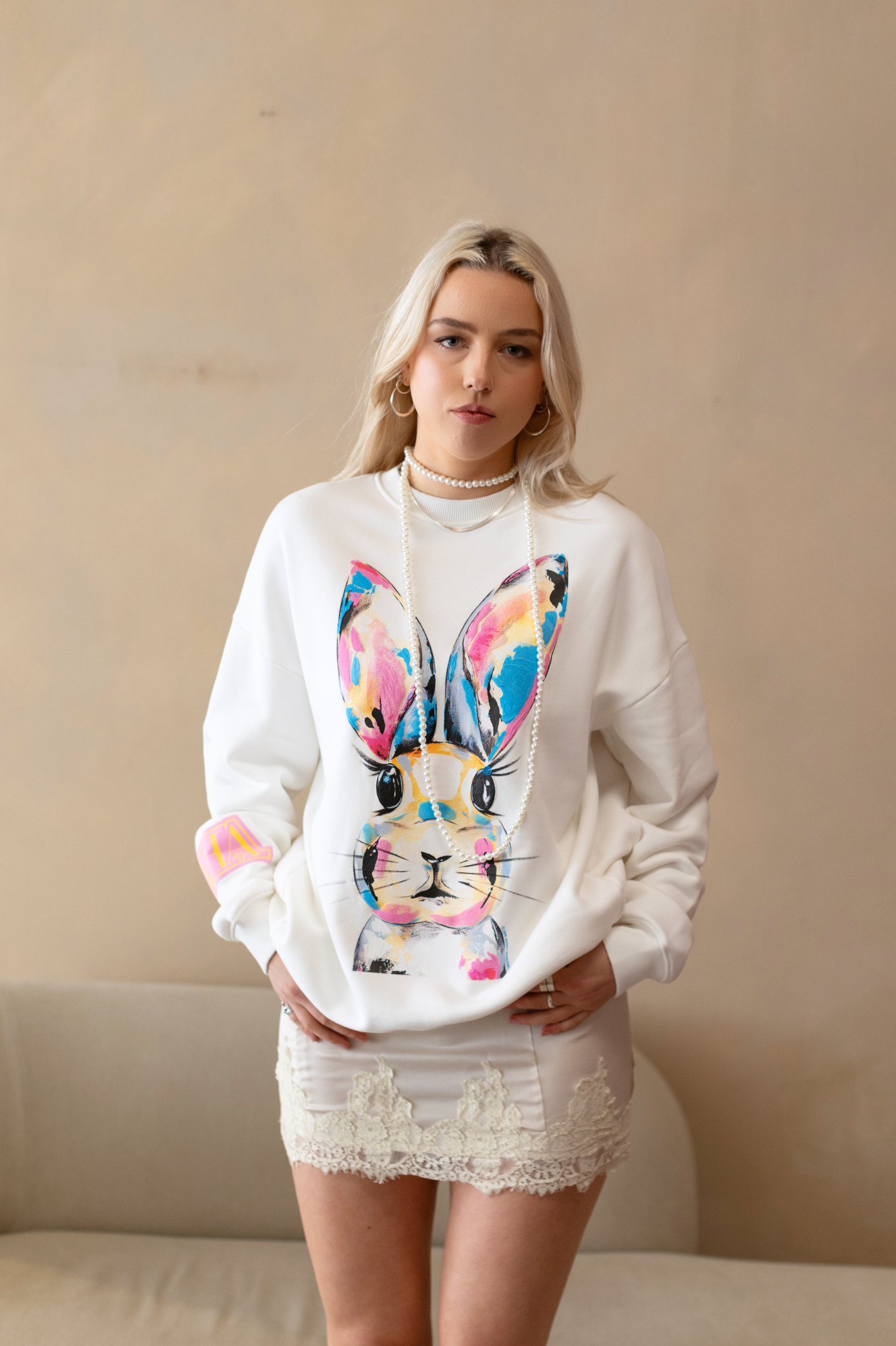 RAINBOW RABBIT | Off White Edition